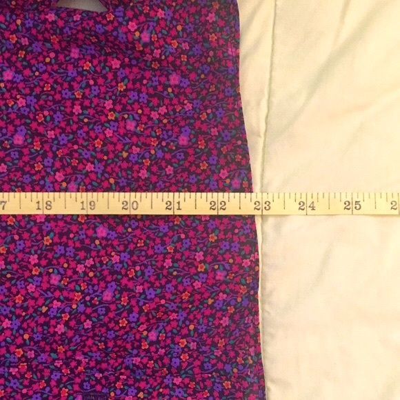 Prophecy Vintage Sheer Floral Blouse, Ruffle - Picture 11 of 11